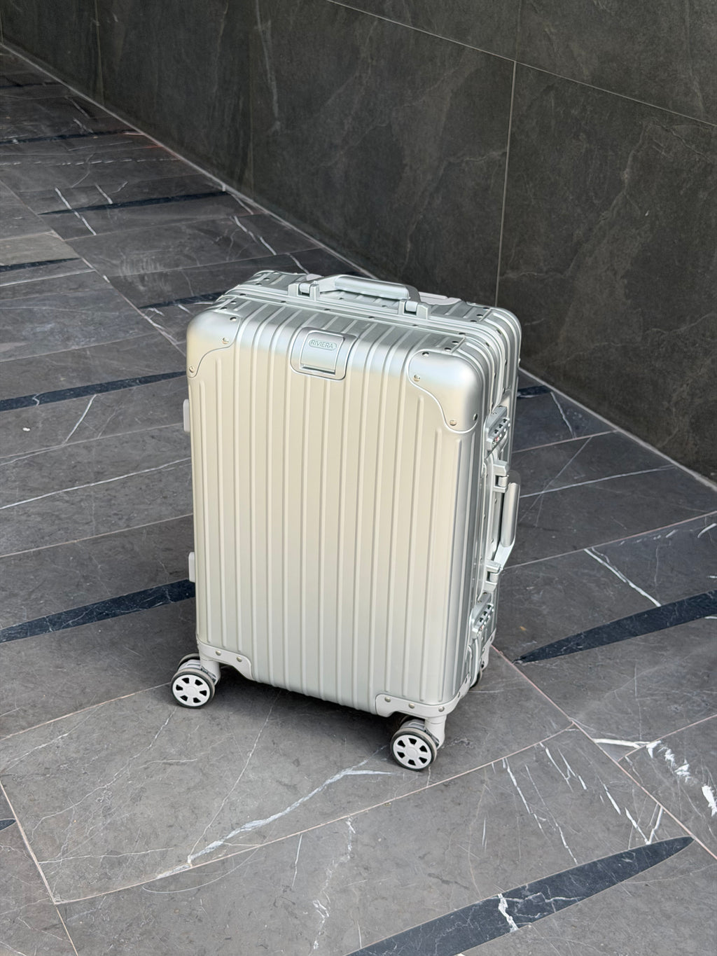 Riviera Aluminium Carry-On Suitcase 20”