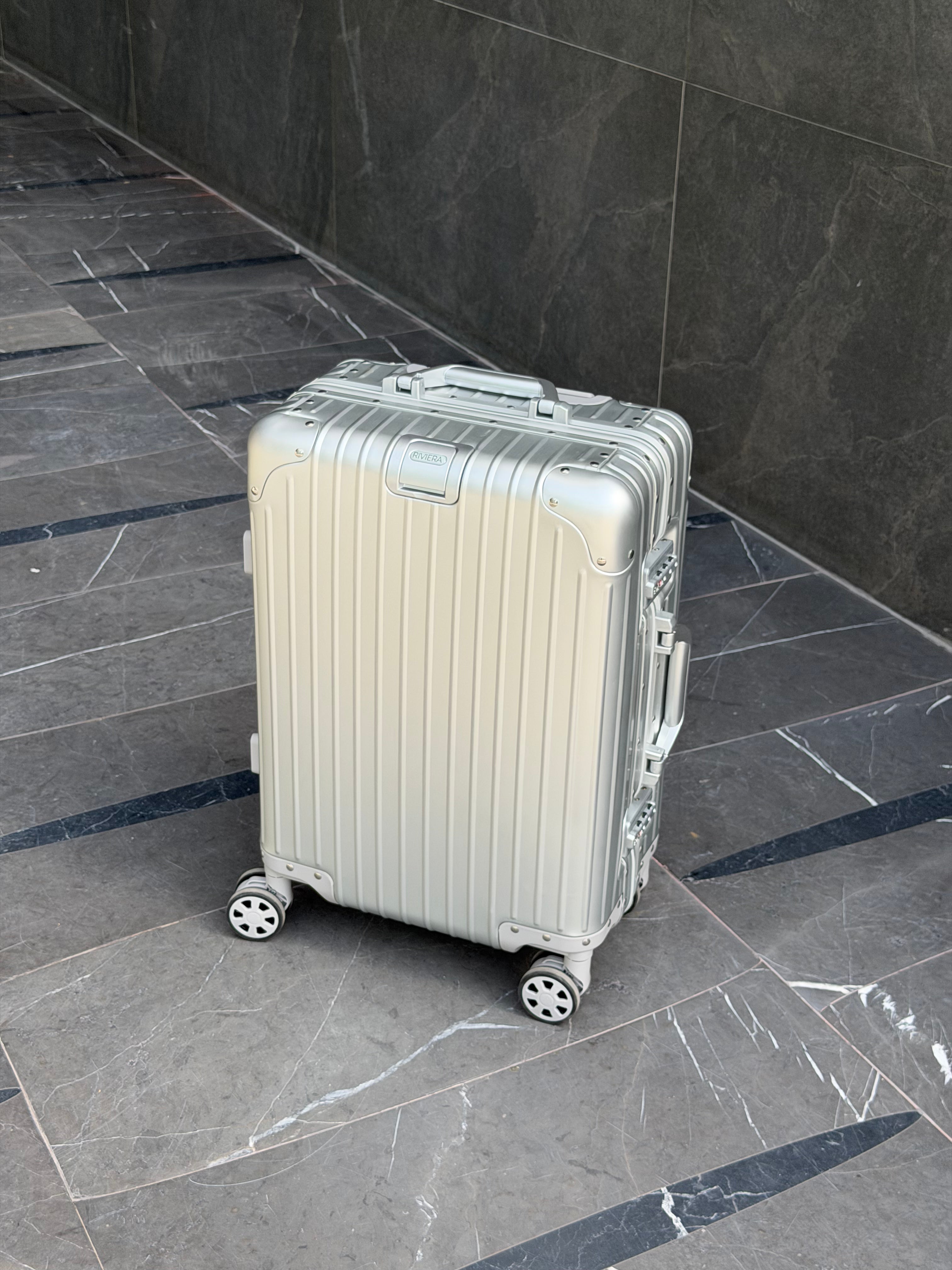 Riviera Aluminium Carry-On Suitcase 20”