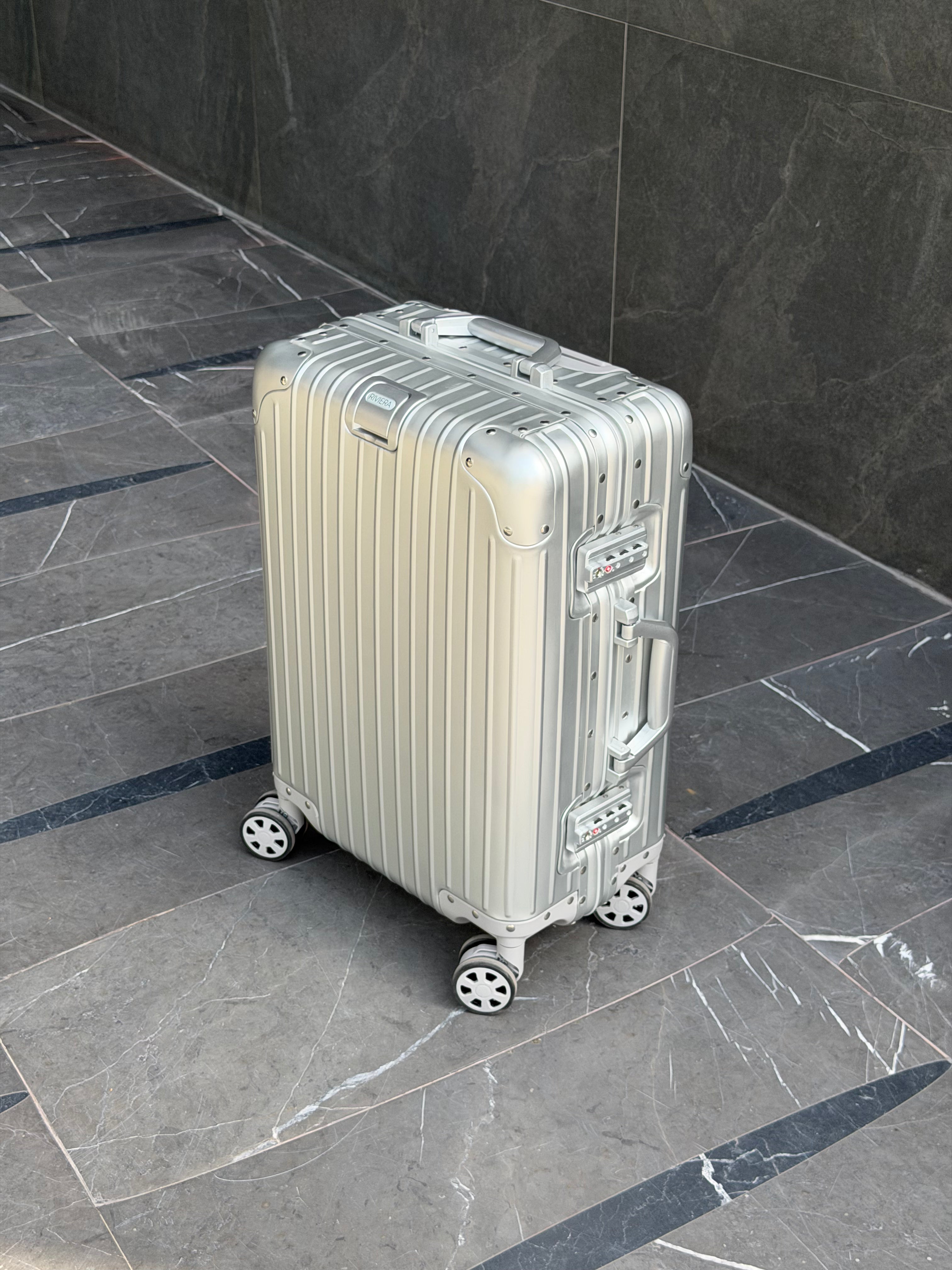 Riviera Aluminium Carry-On Suitcase 20”
