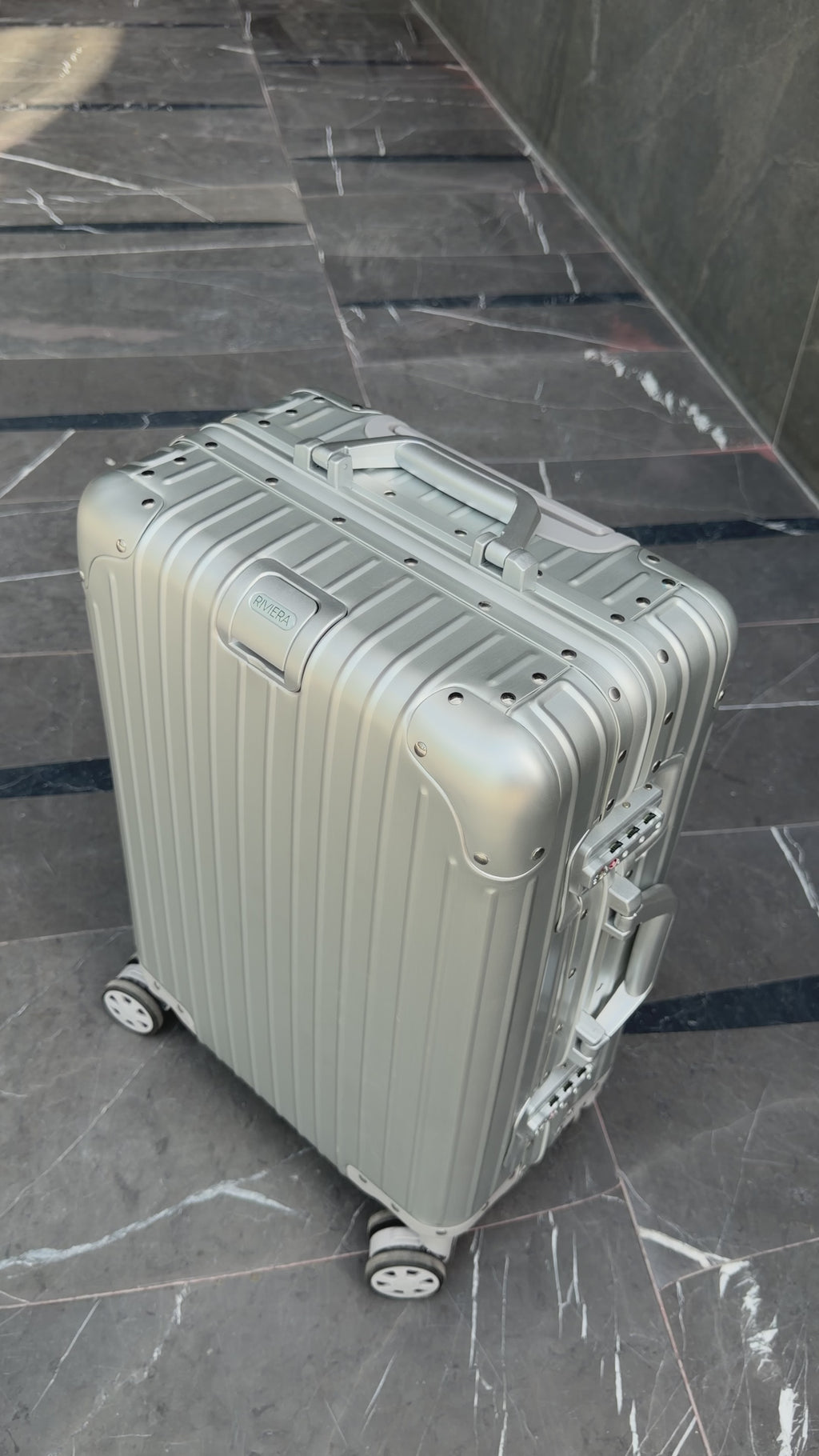 Riviera Aluminium Carry-On Suitcase 20”