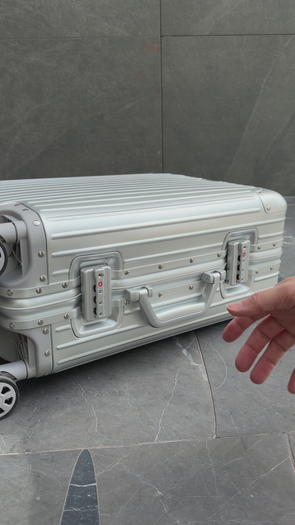 Riviera Aluminium Carry-On Suitcase 20”