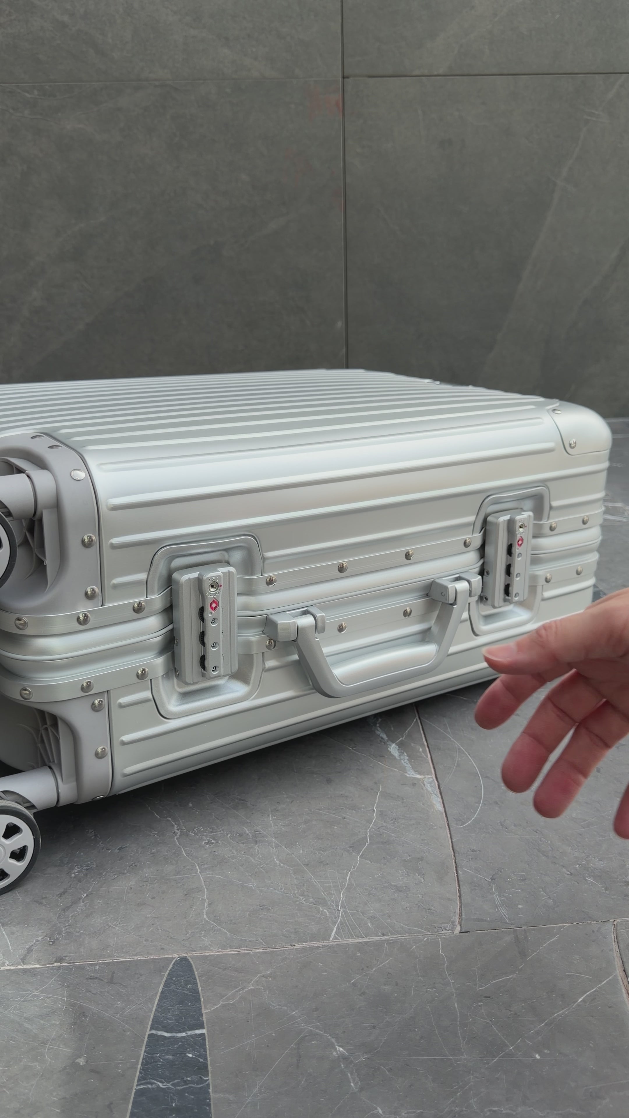 Riviera Aluminium Carry-On Suitcase 20”